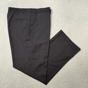 Pal Zileri Pants Mens 36x31 Gray Wool Tweed Dress Slacks Suit Made In Italy